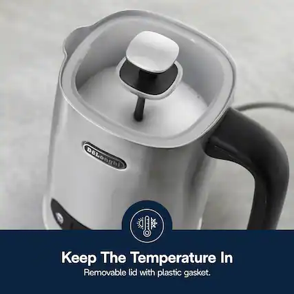 Keep The Temperature In
Removable lid with plastic gasket.