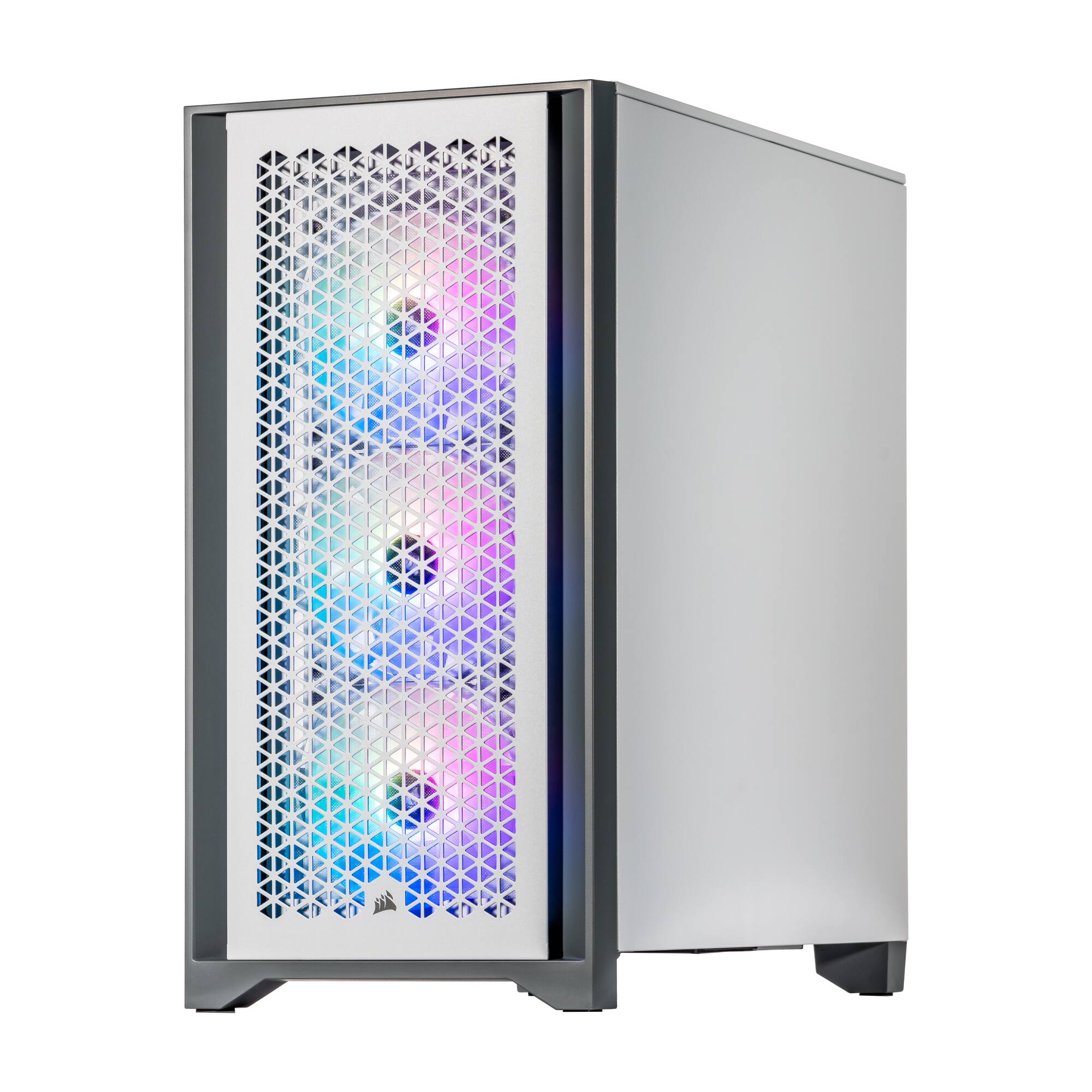 Alt View 4. Velztorm - iCUE Certified Argentux Desktop PC (i7-11700K, 32GB, 2TB SSD, GeForce RTX 5060, WiFi 6, Bluetooth 5.1, Win 11 Pro) - White.