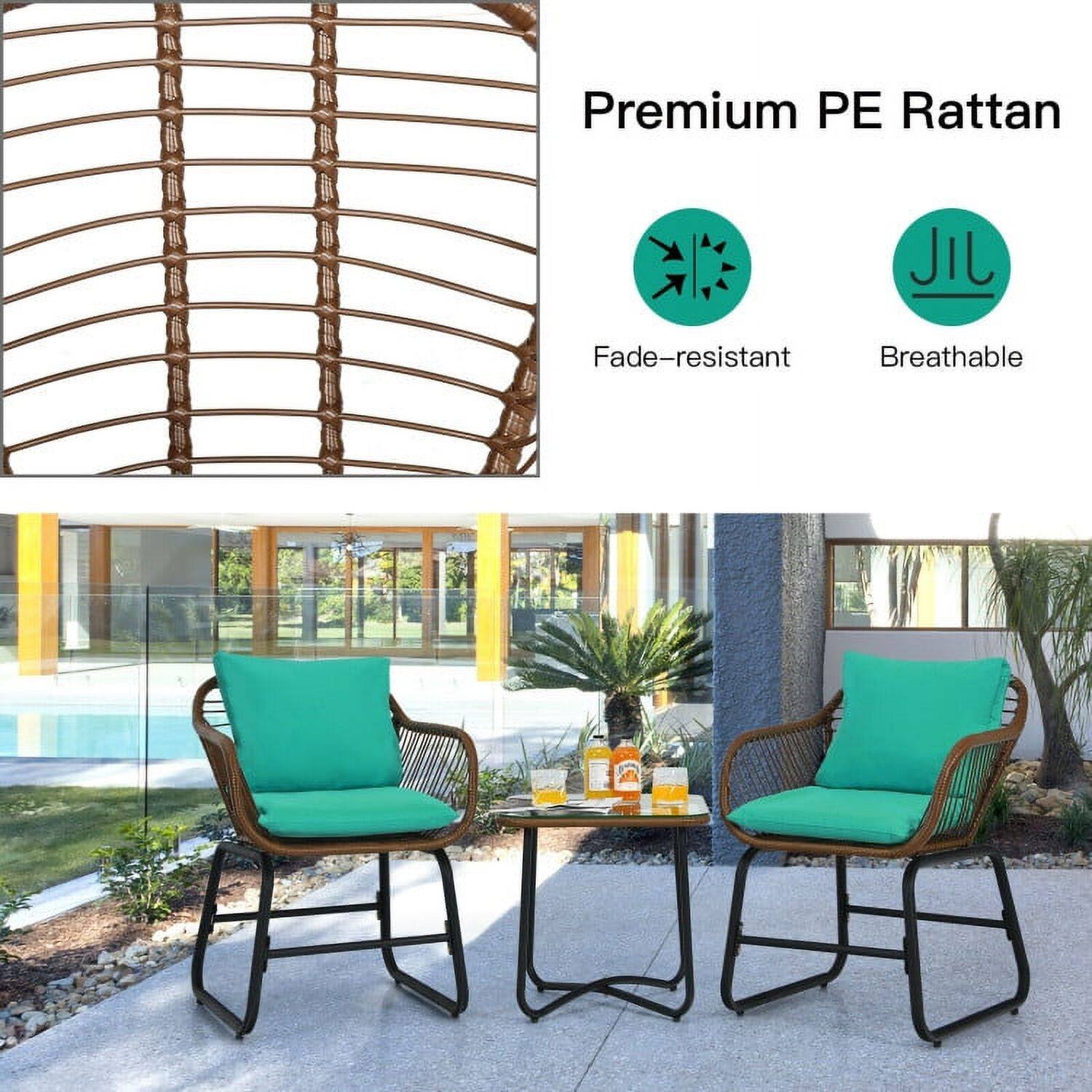 Premium PE Rattan

- Fade-resistant
- Breathable