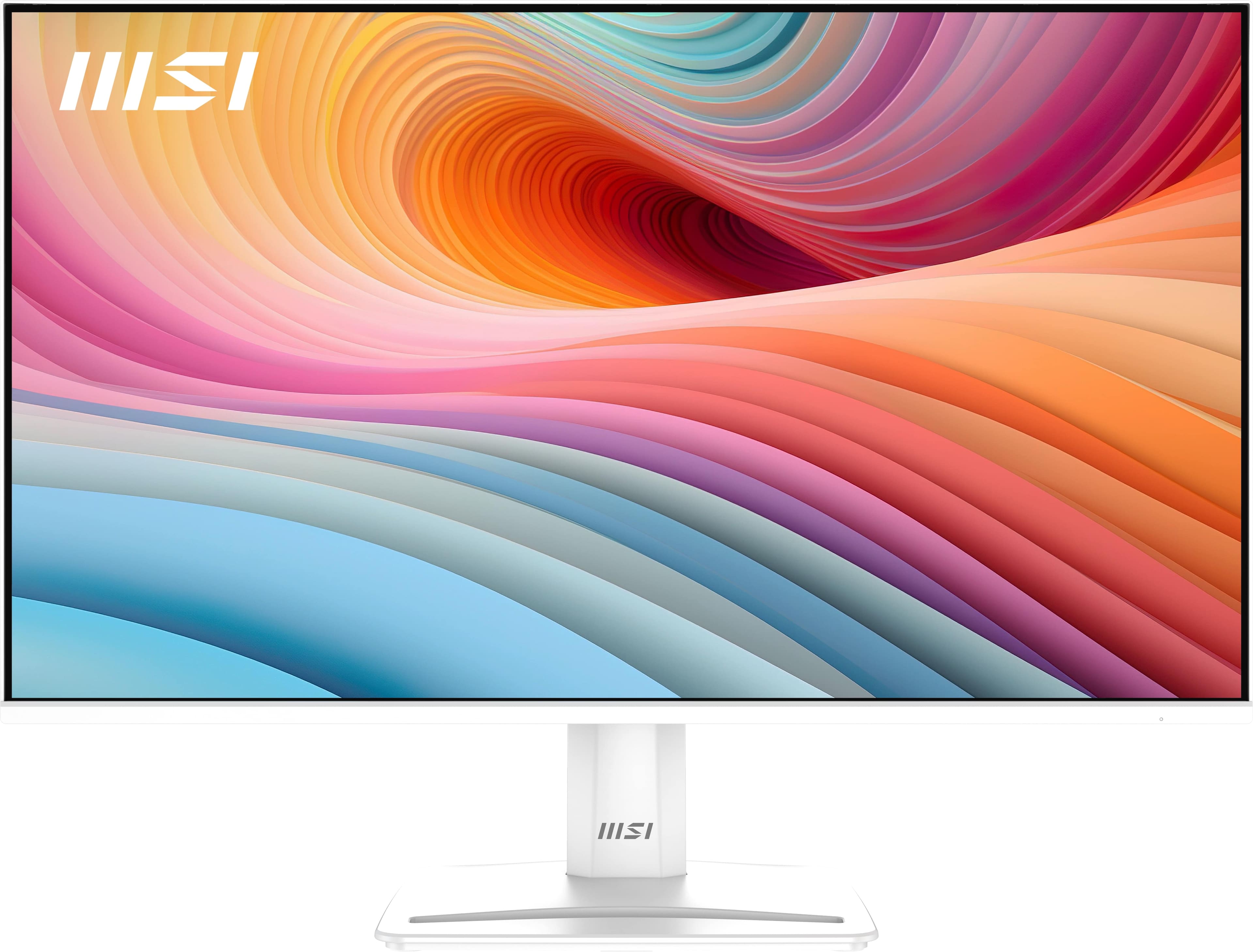 Alt View 4. MSI - PRO MP251W E2 24" FHD 120Hz 1ms Adaptive Sync Monitor with Built-in Speakers (DisplayPort, HDMI) - Matte White.