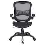 Office Star Products - Mesh Seat and Back Manager’s Chair - Black