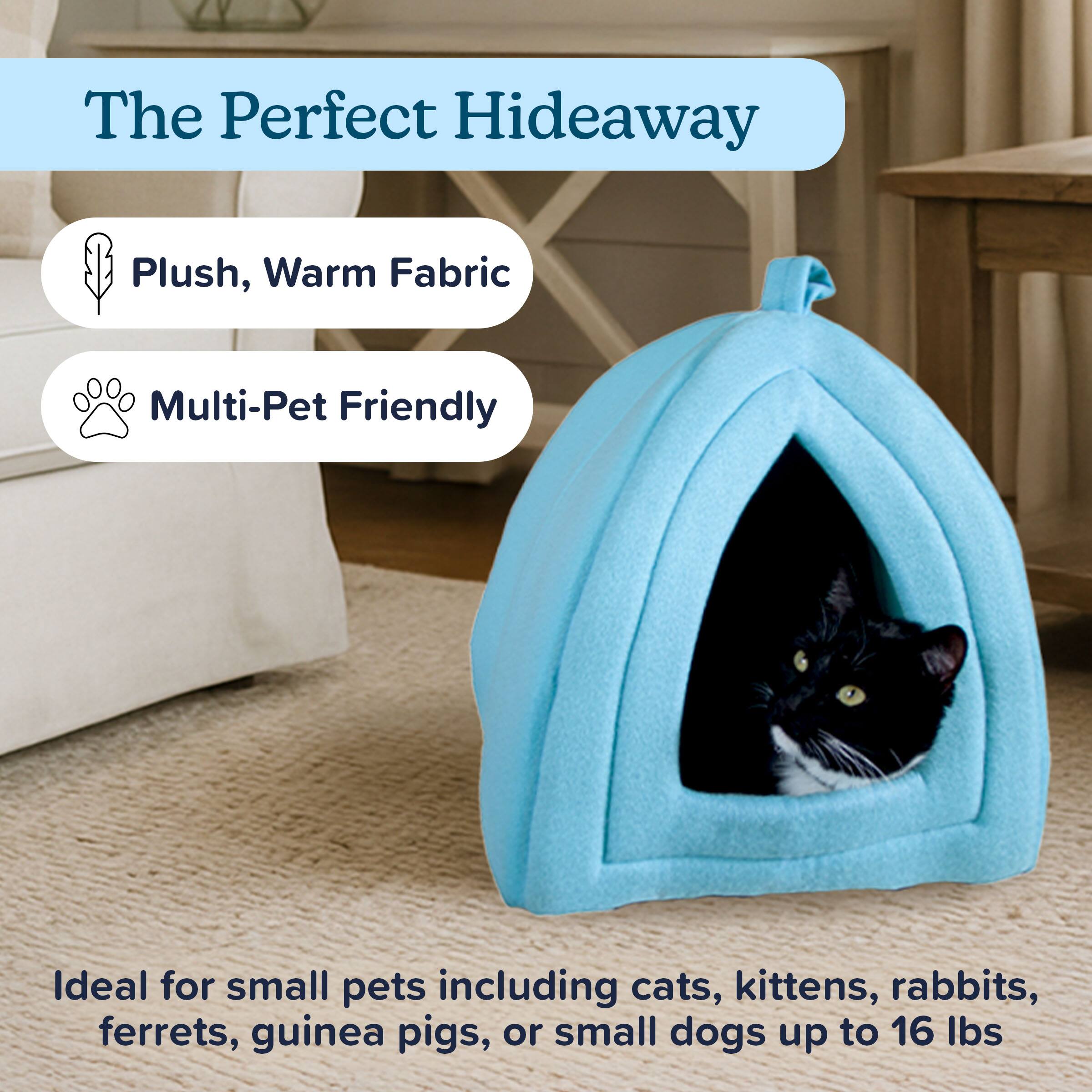 The Perfect Hideaway

- Plush, Warm Fabric
- Multi-Pet Friendly

Ideal for small pets including cats, kittens, rabbits, ferrets, guinea pigs, or small dogs up to 16 lbs