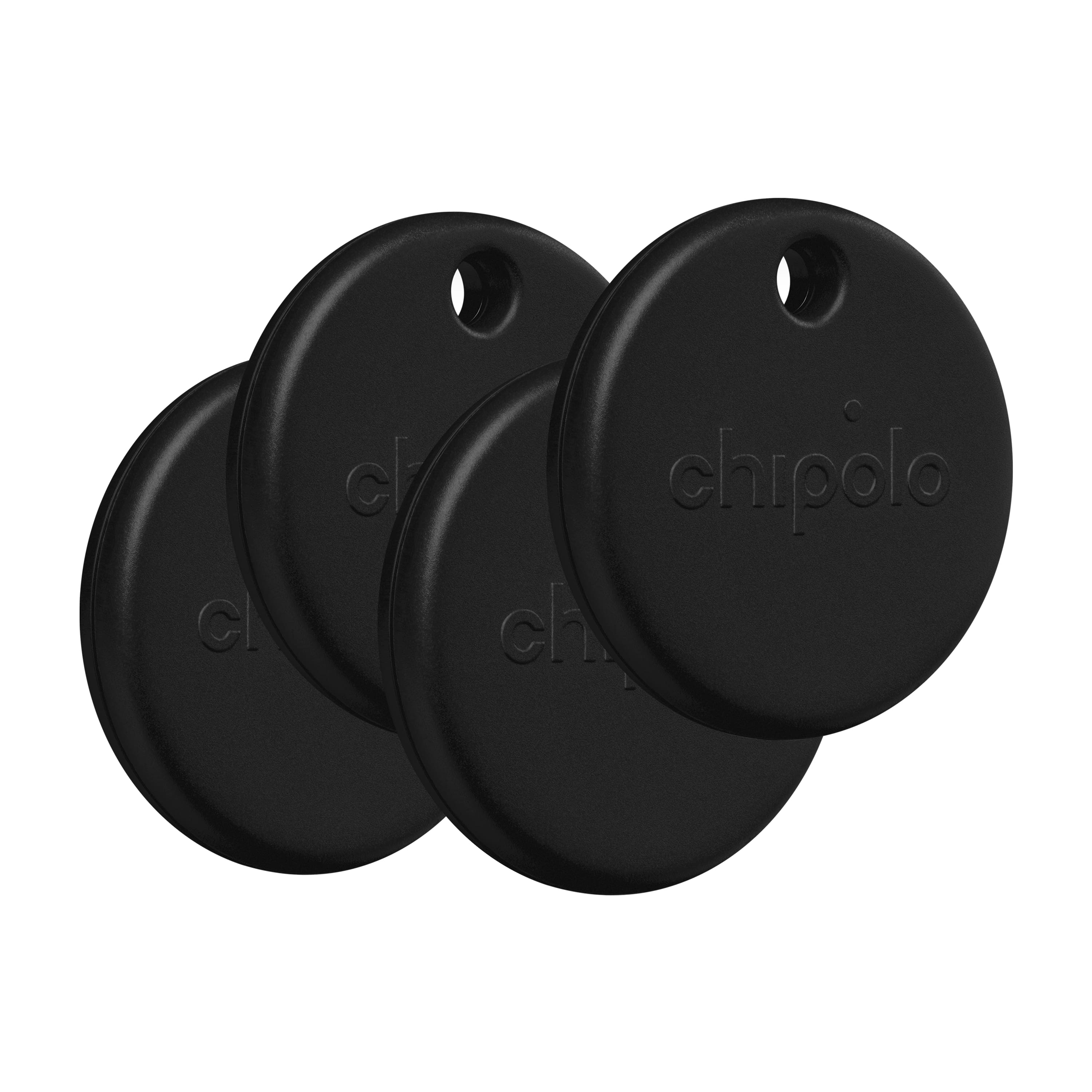 Chipolo - POP Tracker Tag with Bluetooth, Call Your Phone, Out of Range Alert, Apple Find My & Android Find Hub Compatible - Black