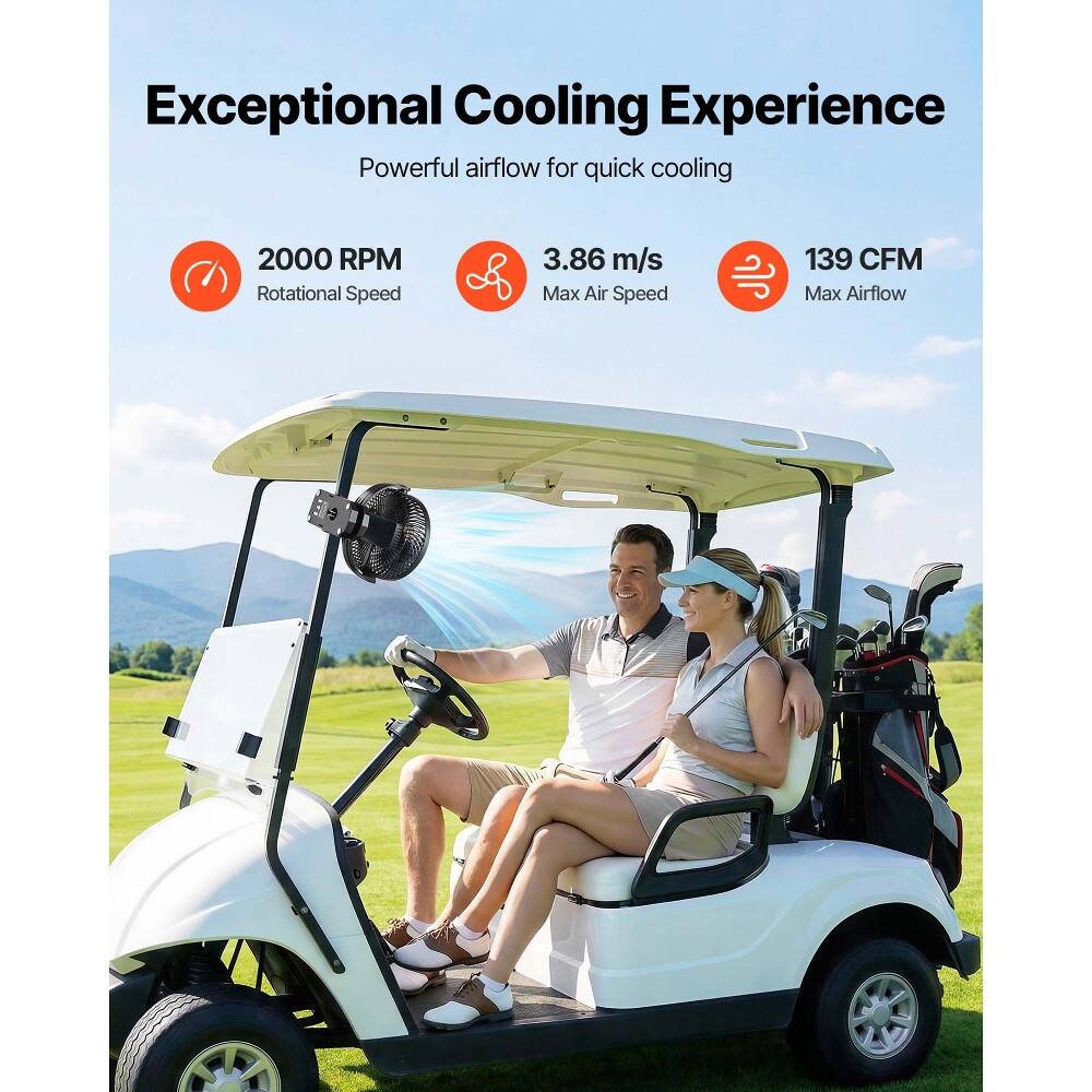 Exceptional Cooling Experience  
Powerful airflow for quick cooling  
2000 RPM Rotational Speed  
3.86 m/s Max Air Speed  
139 CFM Max Airflow