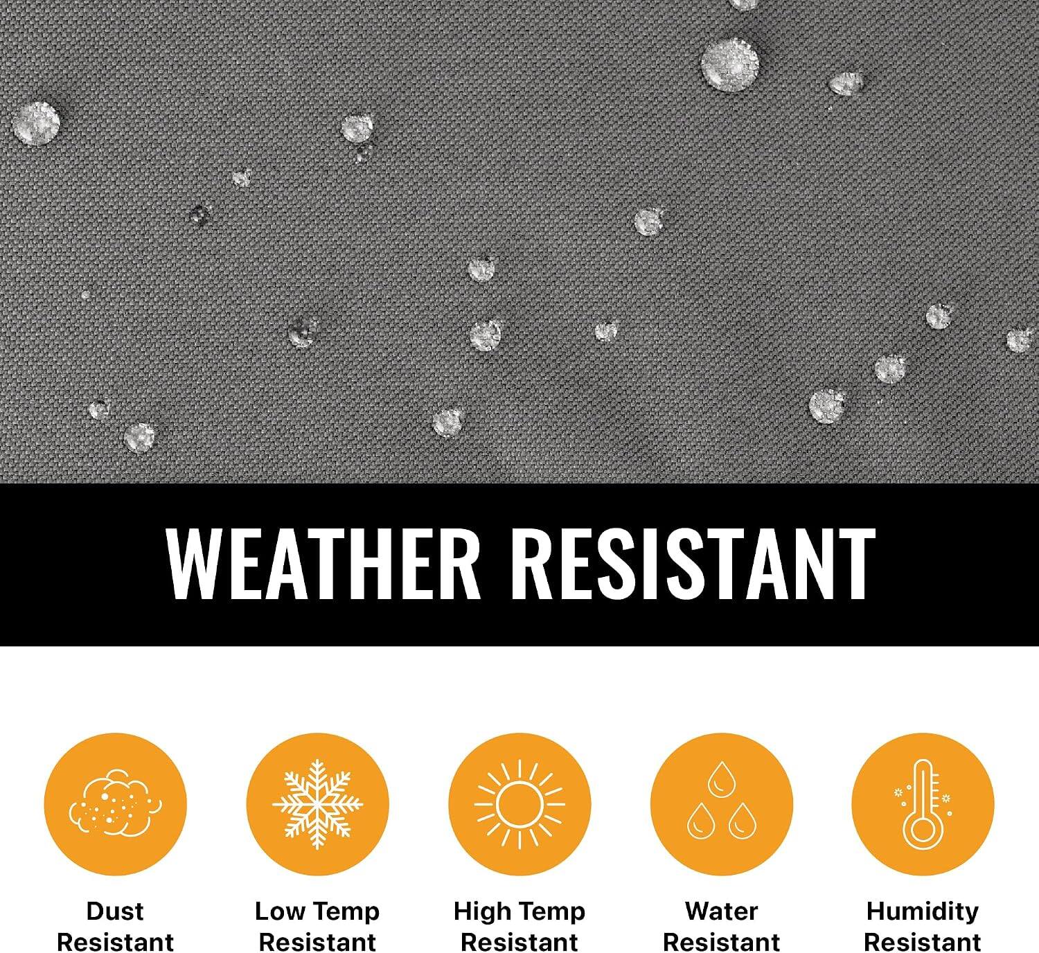 WEATHER RESISTANT
- Dust Resistant
- Low Temp Resistant
- High Temp Resistant
- Water Resistant
- Humidity Resistant