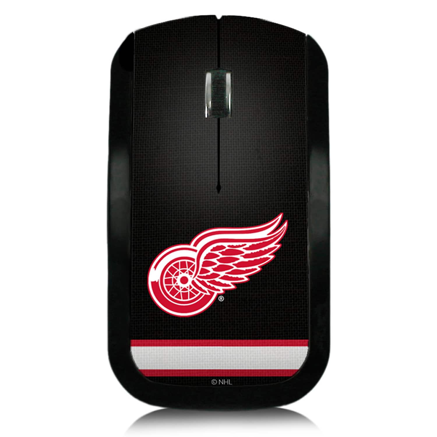 Keyscaper - Detroit Red Wings Stripe Wireless Mouse - Wireless - Multicolor