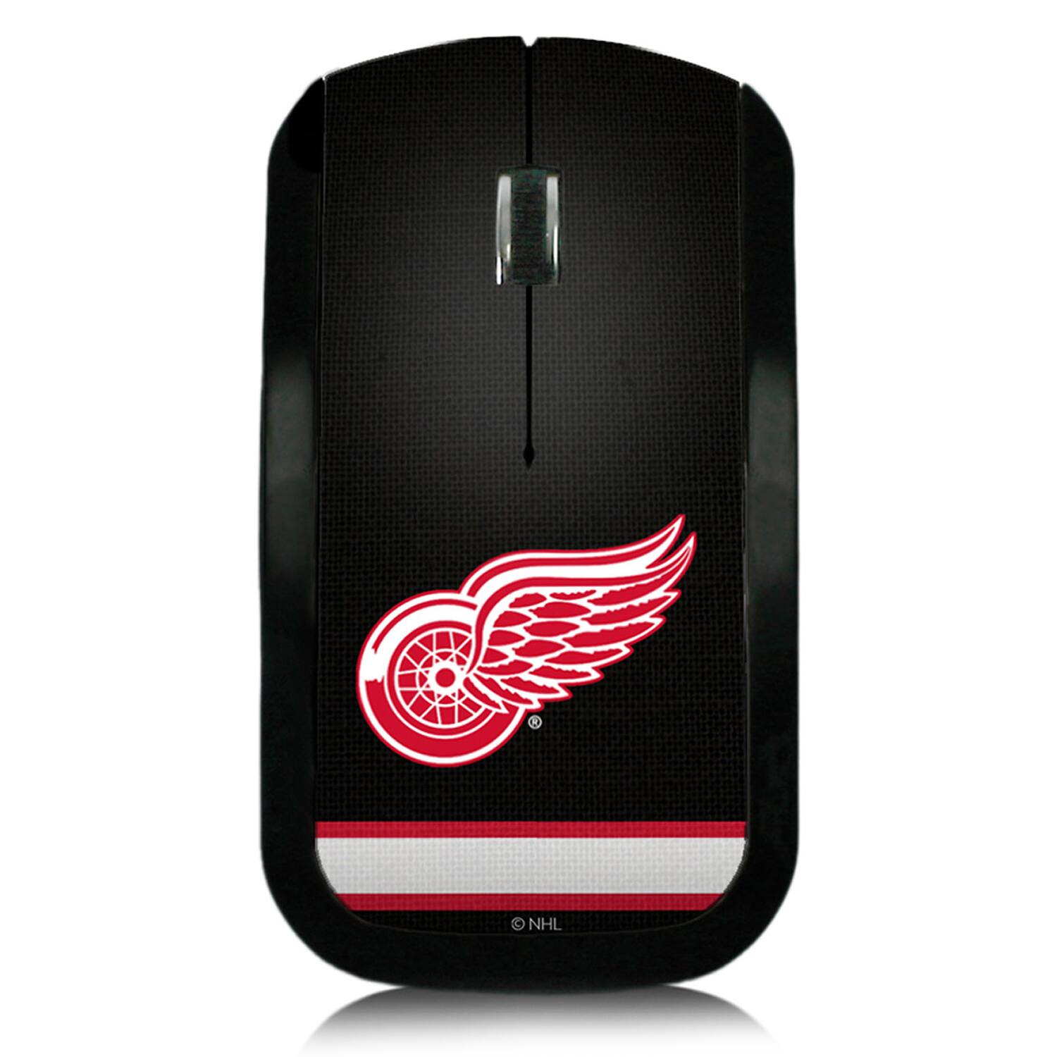 Front. Keyscaper - Detroit Red Wings Stripe Wireless Mouse - Multicolor.