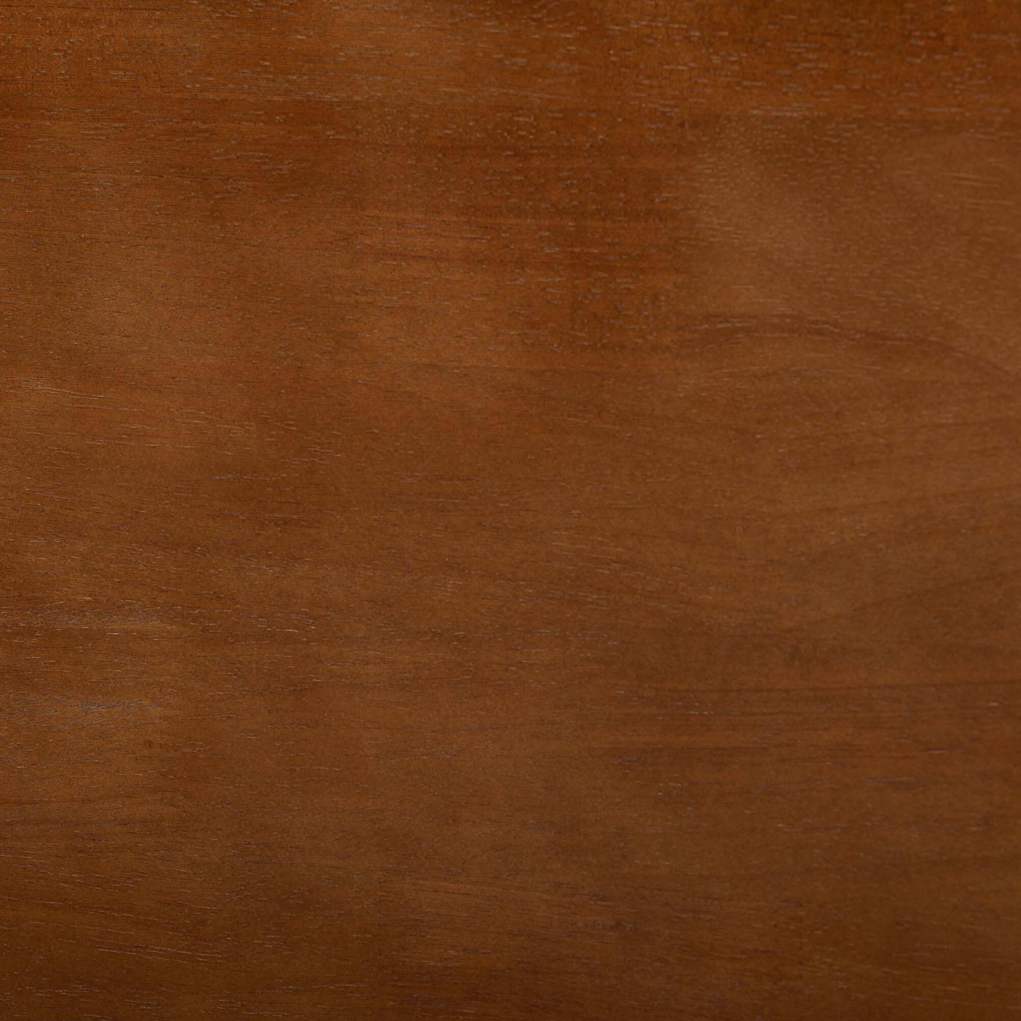 Alt View 2. Baxton Studio - Danette Bobbin Wood Platform Bed, Queen - Walnut Brown.