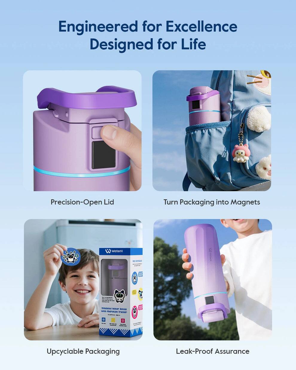 Engineered for Excellence  
Designed for Life

- Precision-Open Lid
- Turn Packaging into Magnets
- Upcyclable Packaging
- Leak-Proof Assurance