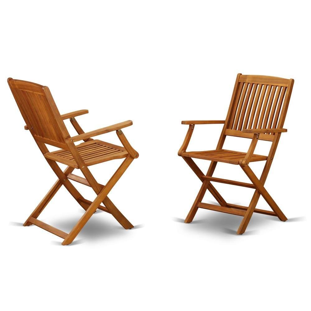 Angle. Outdoor Escape - Wooden Patio Set Oil Finish Durable Outdoor Dining Table with 8 Chairs - Brown.