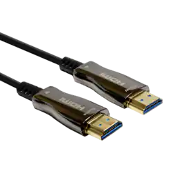 J-Tech Digital - 100ft HDMI Fiber Cable – 4K 60Hz, HDR, Dolby Vision, HD Audio, HDMI 2.0 Support - Black