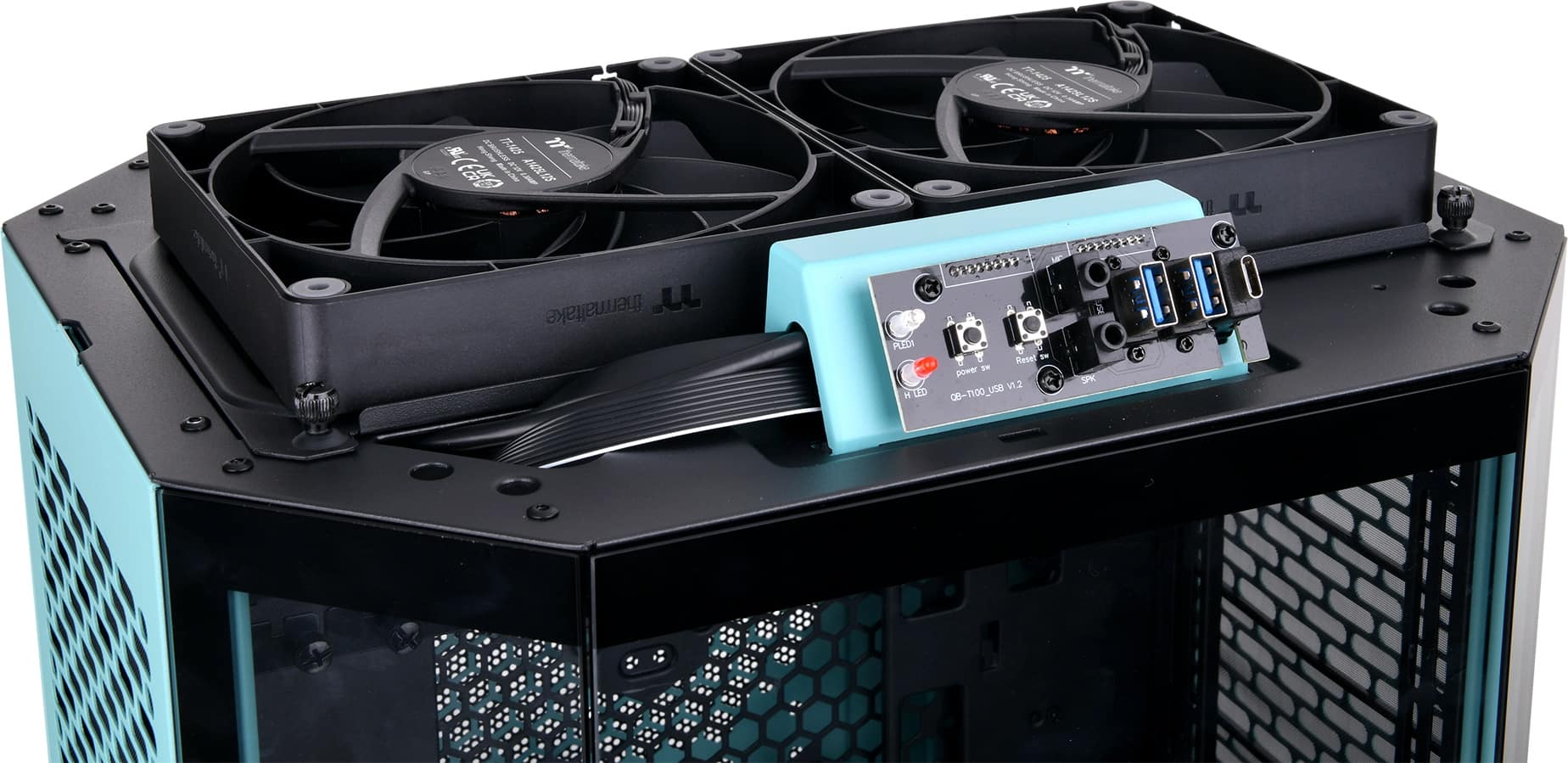 The text on the image reads: "NH-U12S (Ninja 1200) 15.2 x 15.2 x 2.0 cm (5.98 x 5.98 x 0.78 in)".