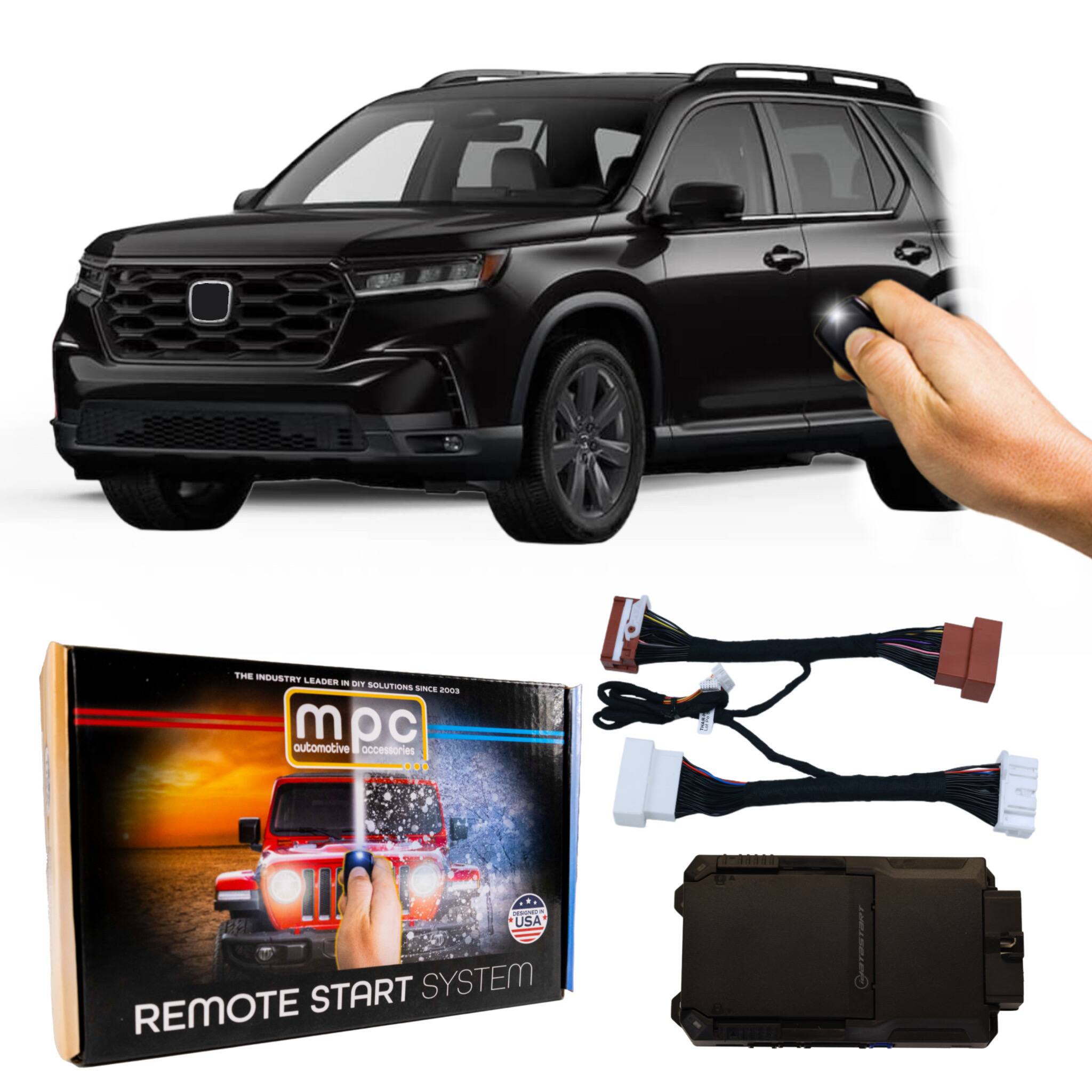 MPC - Remote Start Kit For Honda Pilot 2023-2025 | Plug and Play | Lock 3X to Start - Black