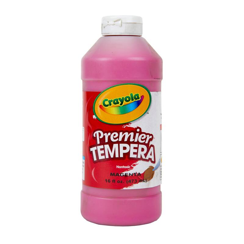 Crayola Premier TEMPERA Nontoxic MAGENTA 16 fl oz. (473 mL)
