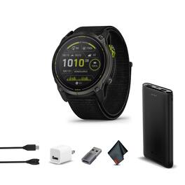 Garmin - Enduro 3 Solar, Sapphire, Ultraperformance GPS Smartwatch Bundle - Black - (2024)