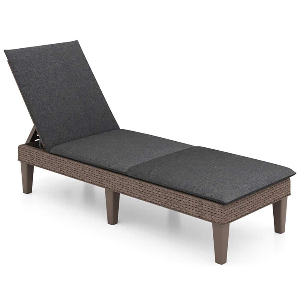 Kadyn - Lounge Chair Outdoor, Patio Lounge Chair - Perfect for Outdoor Living Spaces - Gray