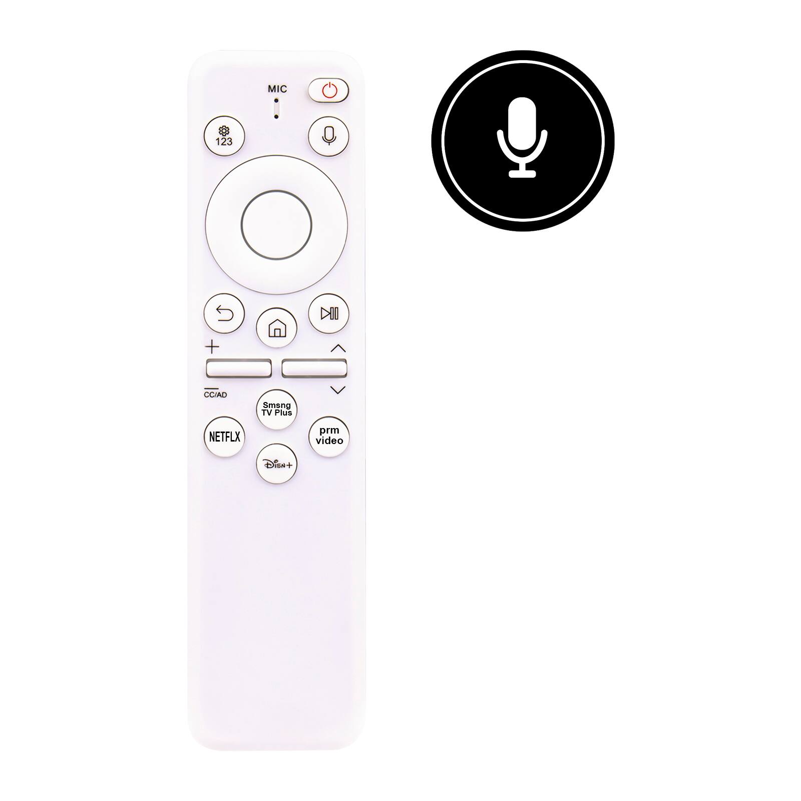 MIC  
123  
Smaong TV Plus  
NETFLX  
prm video  
Disn+  
CC/AD