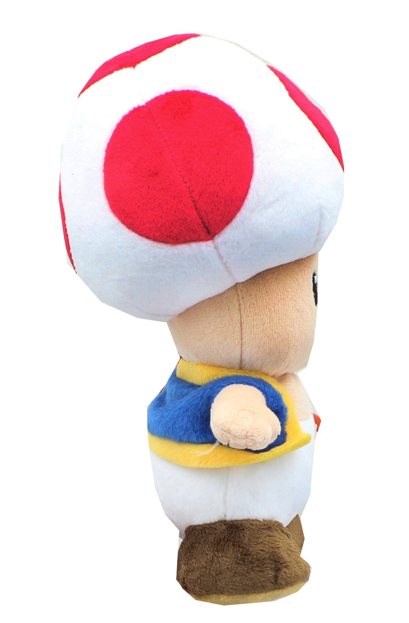 Alt View 1. Little Buddy - Super Mario All Star Collection 8 Inch Plush | Toad - Red.