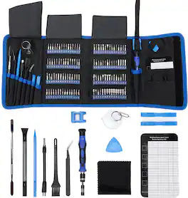 Hunkstar - Precision Screwdriver Sets, Magnetic Repair Tool Kit for iPhone, MacBook, Computer, Laptop, Tablet, PS, Xbox, Nintendo - 142 Piece with 120 Bits