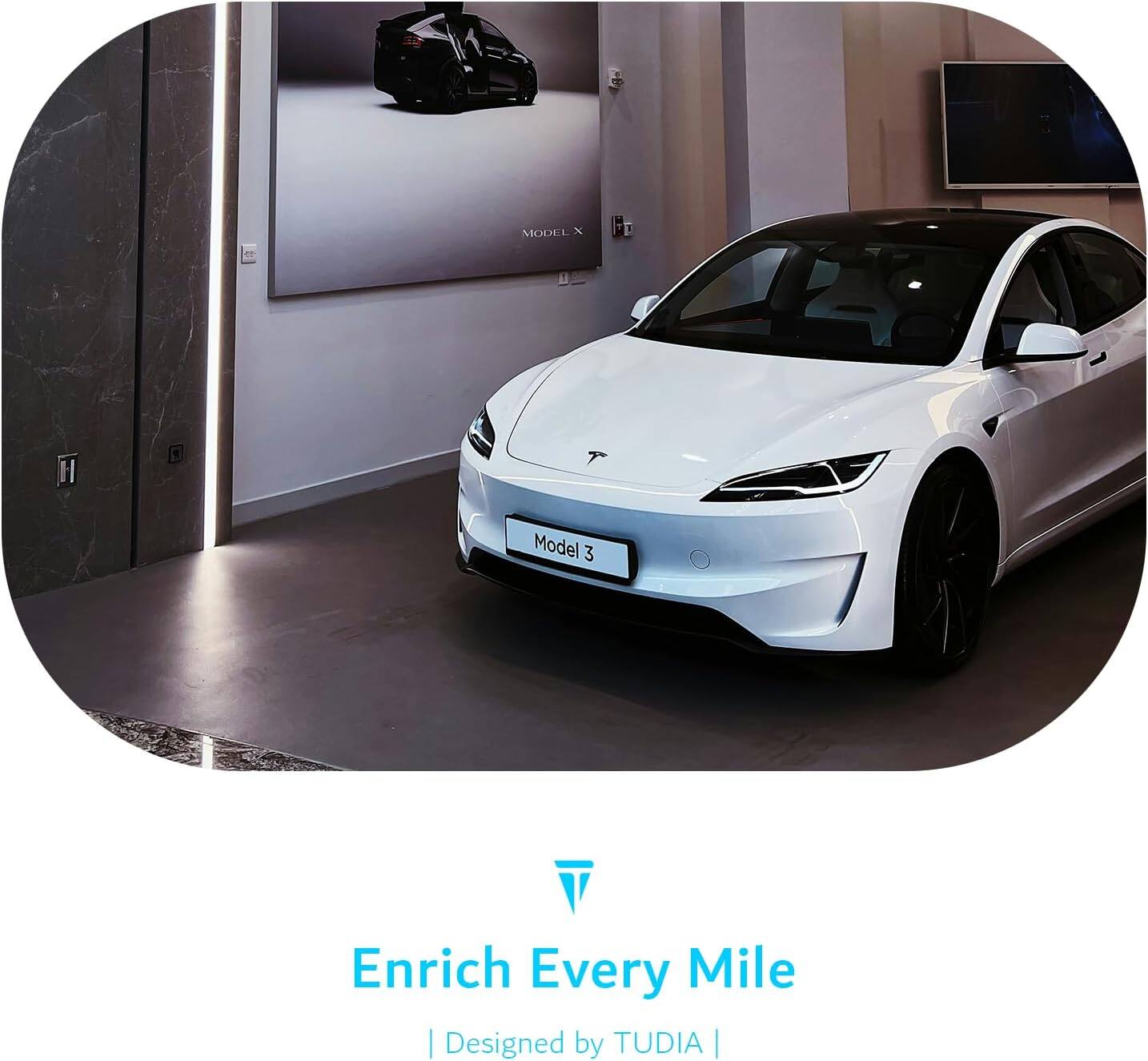 MODEL X e Model 3  
Enrich Every Mile  
Designed by TUDIA