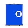 Front. RAUBAY - 5′x 6.9′ Collapsible Blue Screen Backdrop Portable Retractable Chroma Key Panel Photo Background with Stand - Blue.