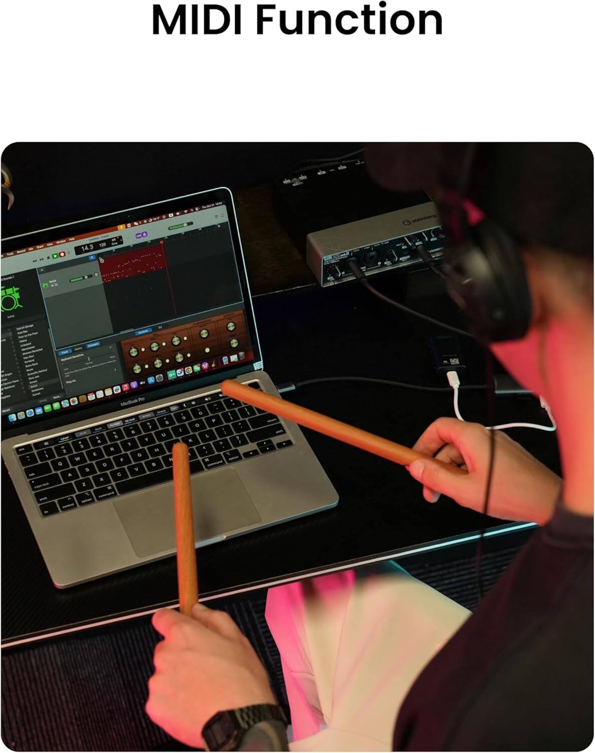 MIDI Function

14.3

CO SNEN: - - 1 - Medock . 1 . s - MVT Y & a T * a - E o - F - . D . V A C E - % N % = - - . - . a i 1 1 E . - E - 1 1