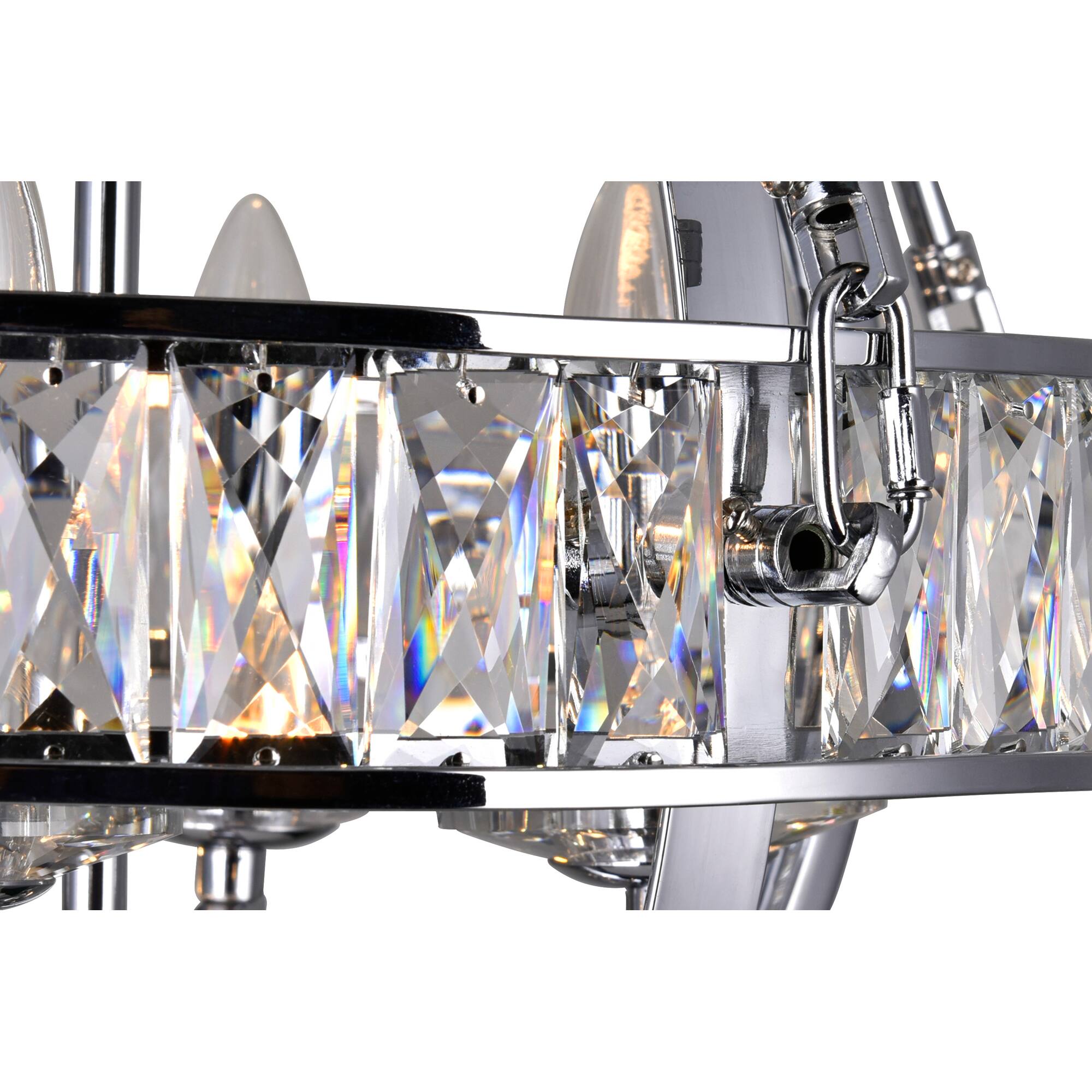 Back. CWI Lighting - Arkansas 4 Light Chandelier With Chrome Finish - Chrome.