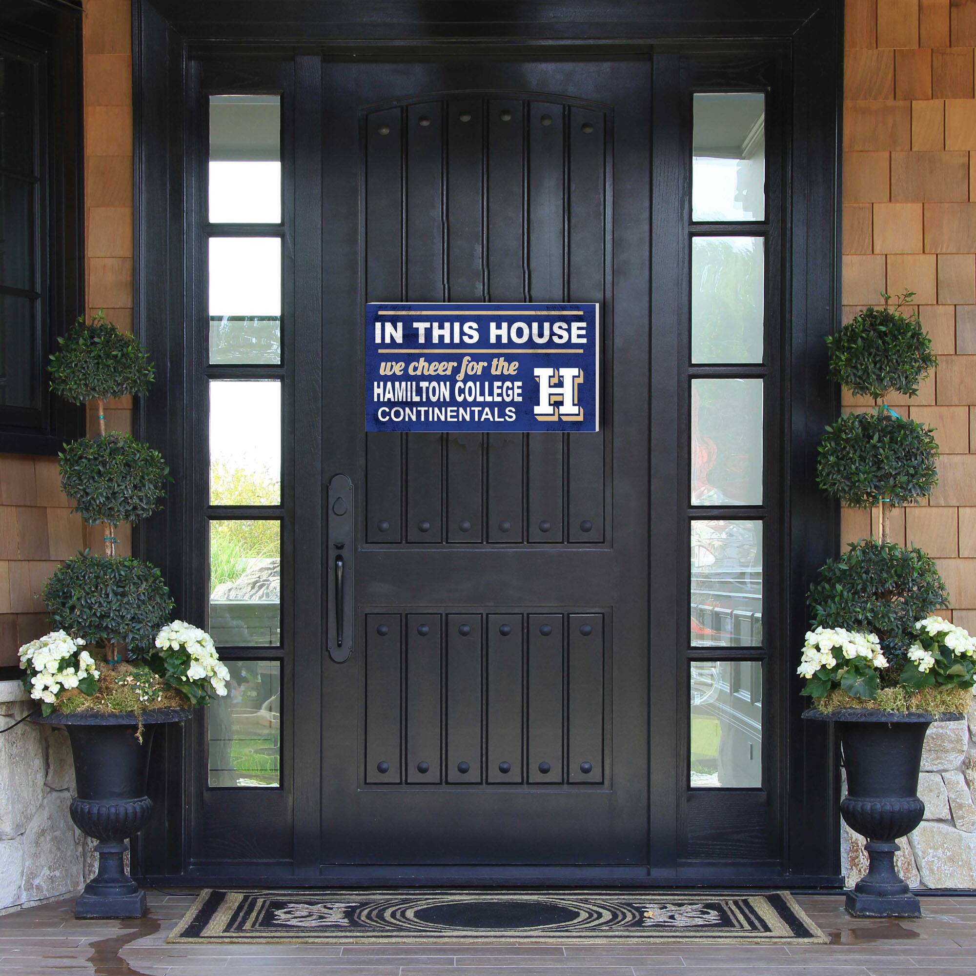 IN THIS HOUSE  
we cheer for the  
HAMILTON COLLEGE  
CONTINENTALS