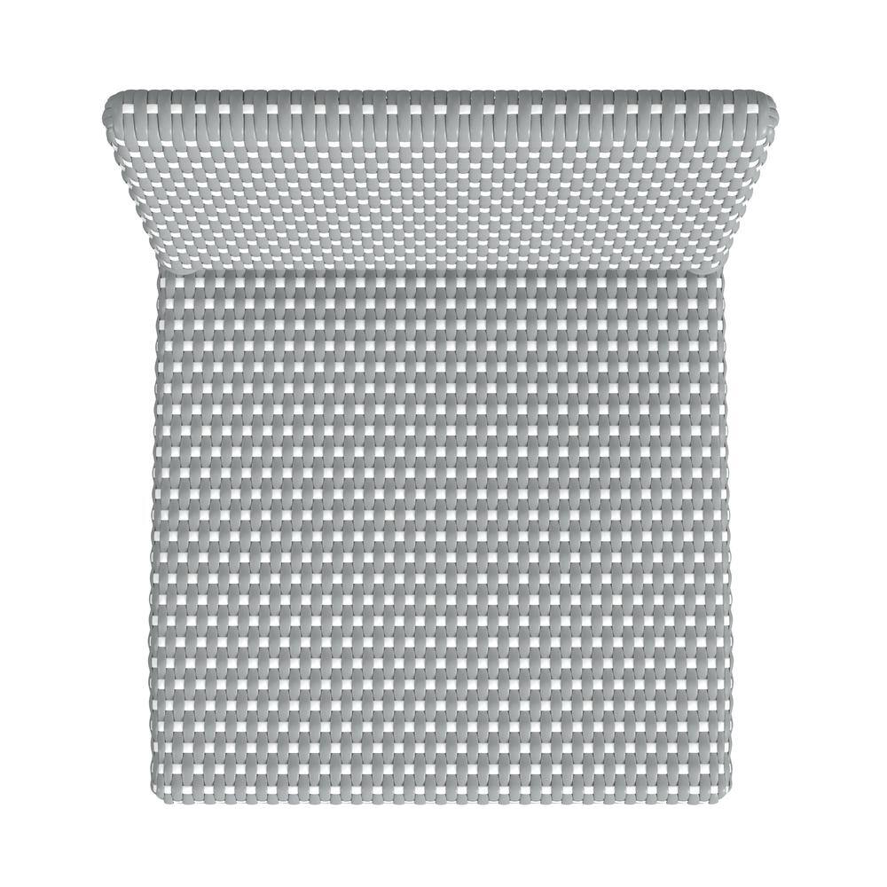 Angle. Butler Specialty - Serienna Rectangular Rattan Low Back 24.5" Counter Stool - Gray And White.