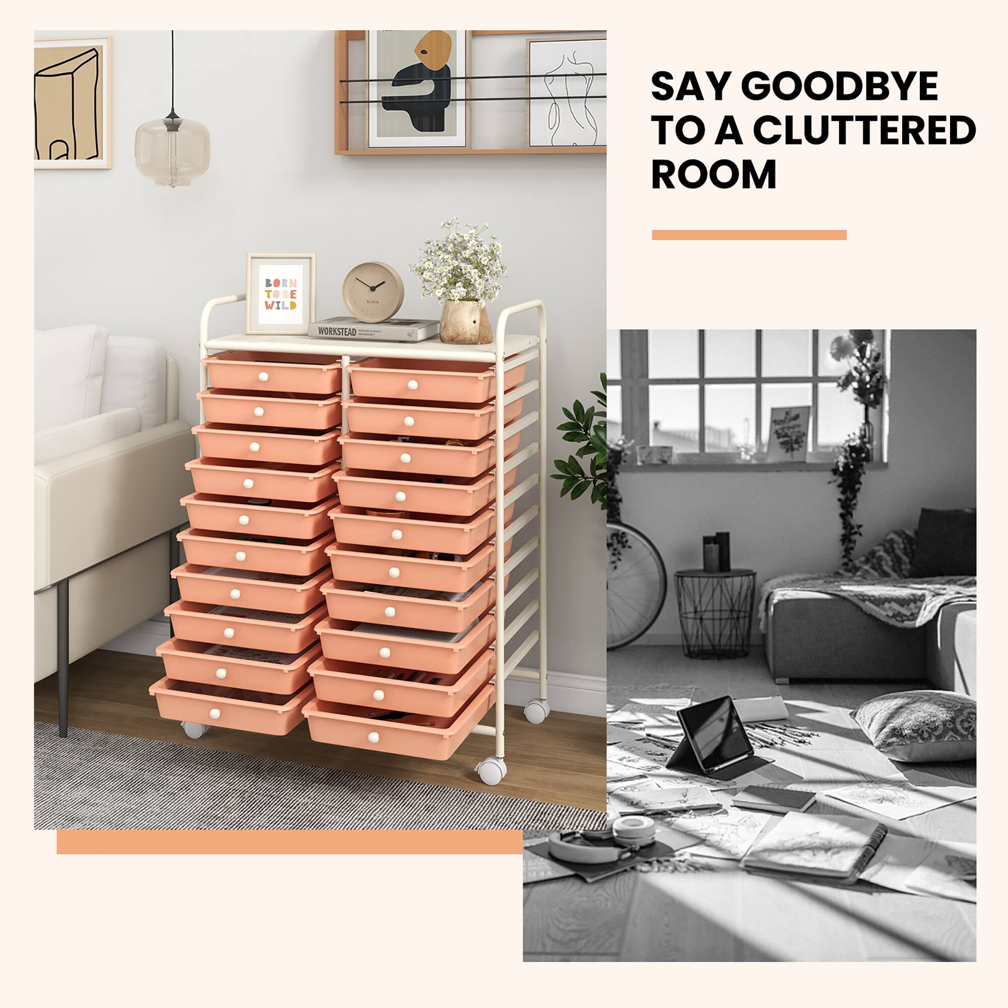 SAY GOODBYE TO A CLUTTERED ROOM