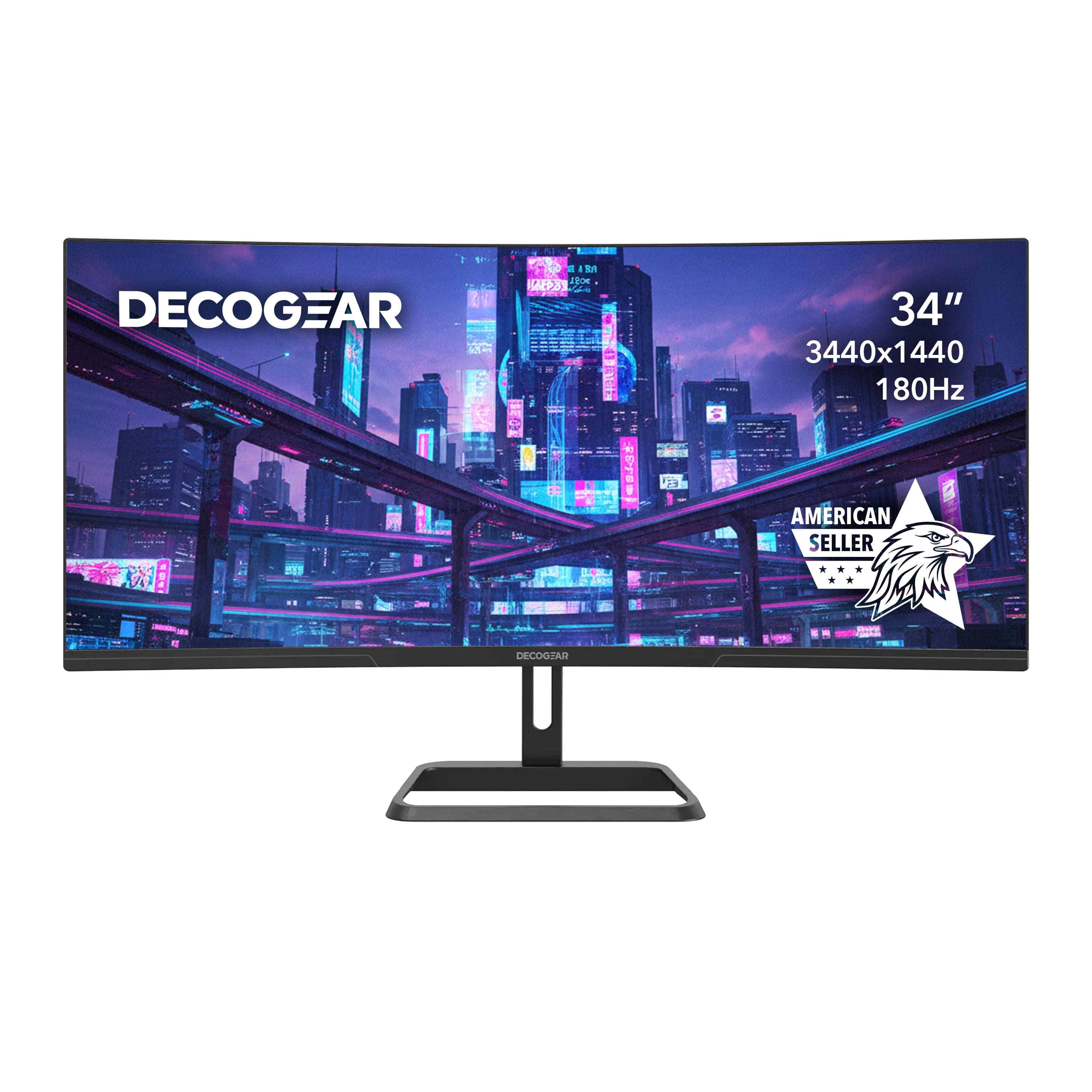 DECOGEAR - 34" 3440x1440 180Hz 1 AMERICAN SELLER