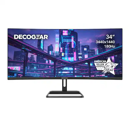 DECOGEAR - 34" 3440x1440 180Hz 1 AMERICAN SELLER