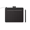 Front. Wacom - Intuos Graphic Drawing Tablet for Mac, PC, Chromebook & Android (Small) with Software Included - Black.