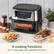 * Cuisinart: 6 cooking functions - Air fry, roast, bake, broil, dehydrate, and warm.