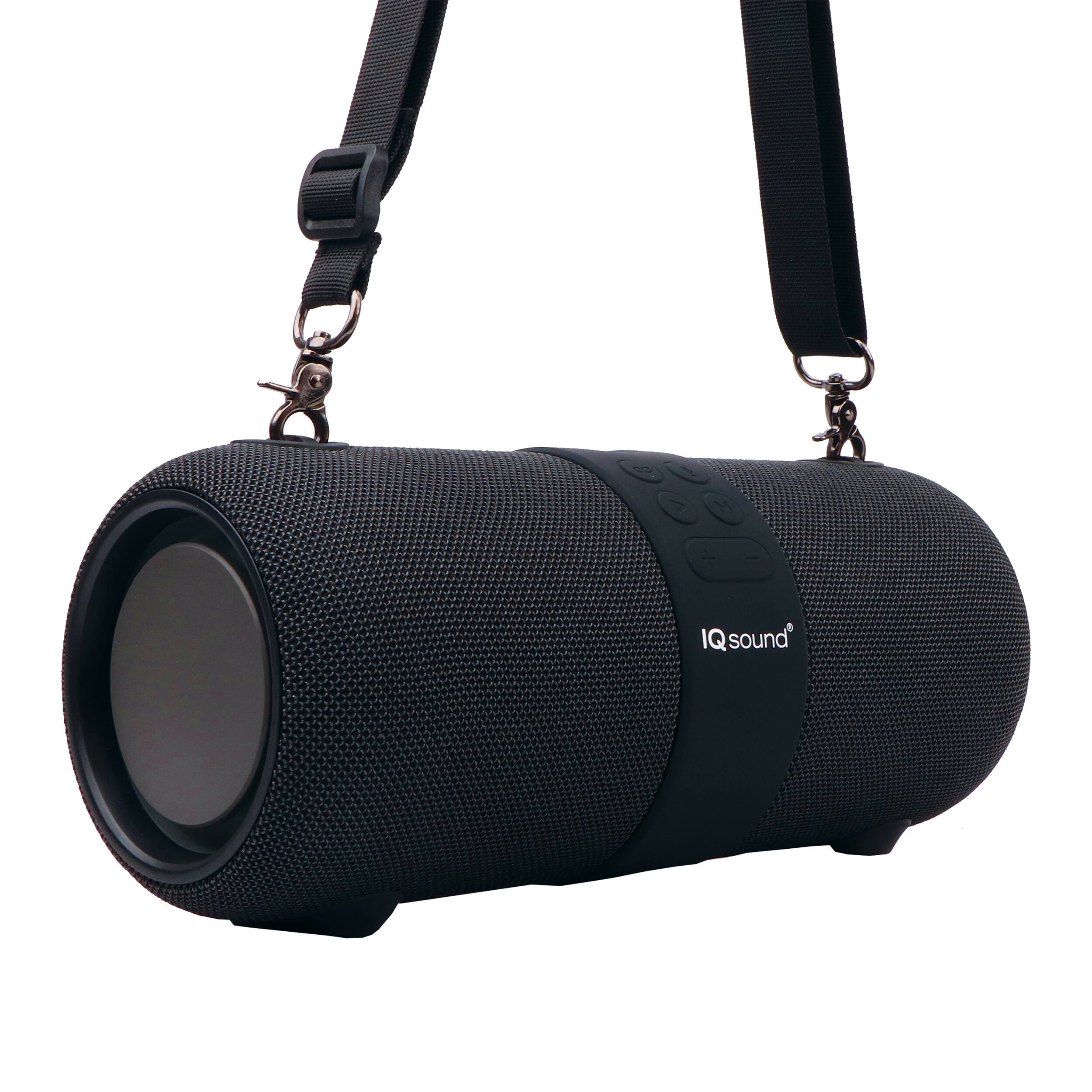 Alt View 4. iQ Sound - IQ Sound Portable Bluetooth Fabric Speaker with TWS and Voice Recognition.