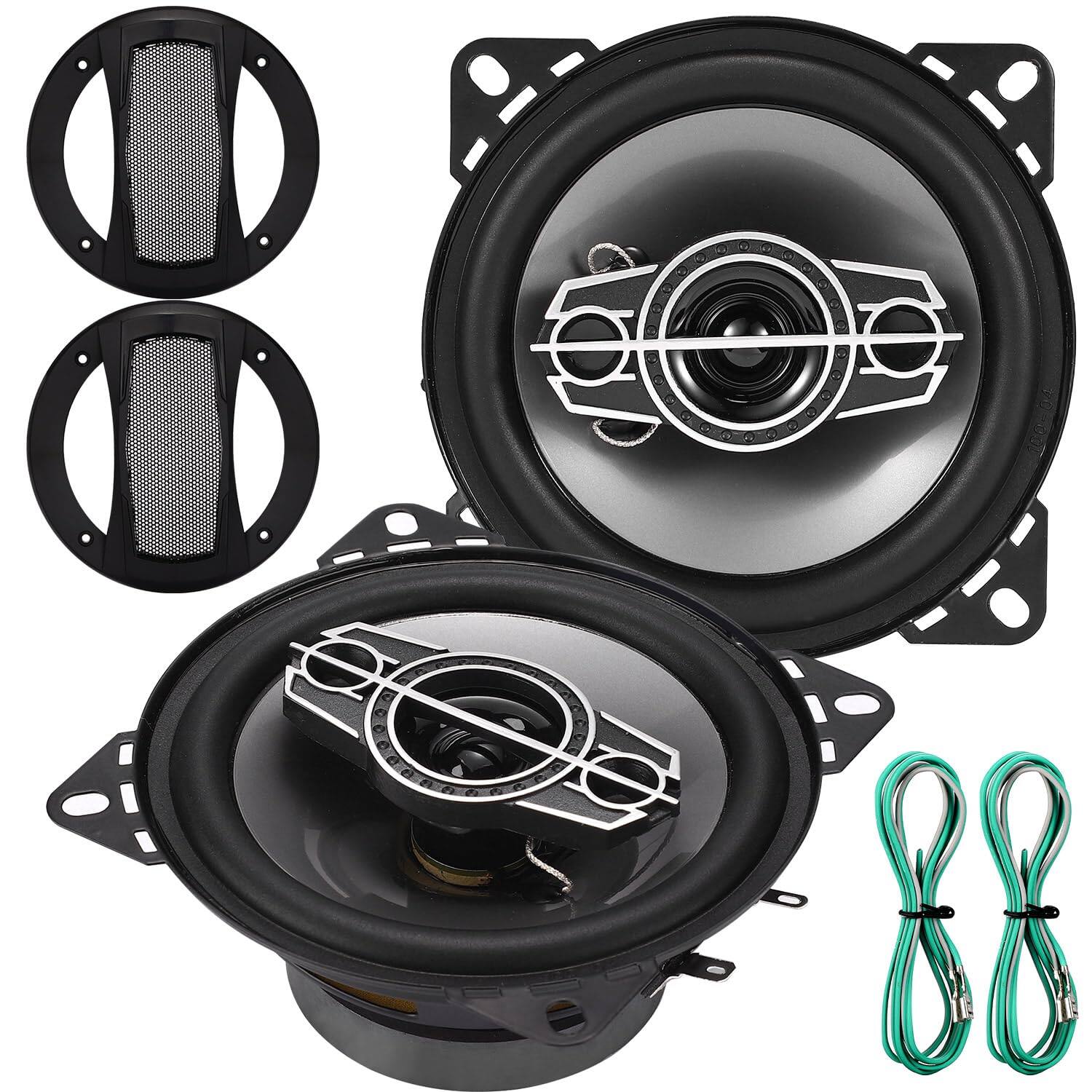Alt View 7. Skar Audio - 4-way Coaxial Car Audio Speakers Max 4 Ohm W/pei Dome Tweeters Compact For Front Or Rear Doors Practical amp; - 4-Inches Coaxial-4 Way.