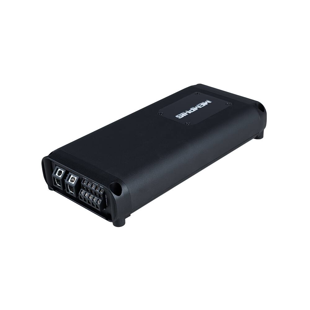 Alt View 10. Memphis Car Audio - Memphis Audio PRX1500.5V2 5 Channel Amplifier 125wx4 @ 2 Ohm/1000wx1 @ 1 Ohm PR Amplifier - Black/Gray.