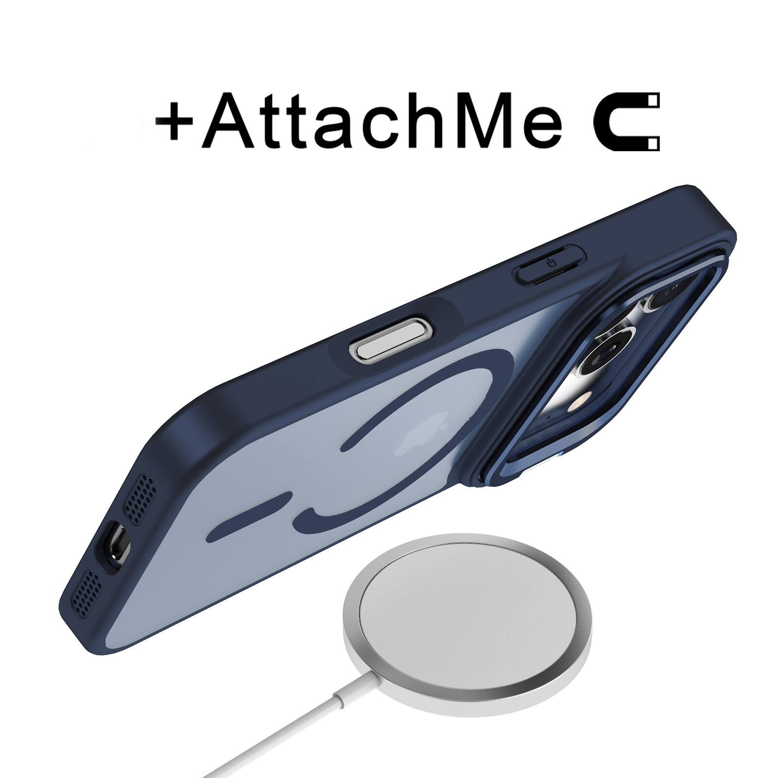 Alt View 2. BASELINE - baseline InFrame MagSafe Case with Kickstand for Apple iPhone 17 Pro Max - Cobalt - Cobalt.