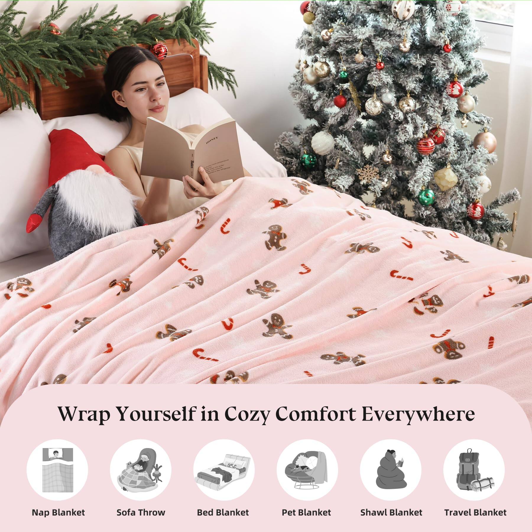 Wrap Yourself in Cozy Comfort Everywhere

- Nap Blanket
- Sofa Throw
- Bed Blanket
- Pet Blanket
- Shawl Blanket
- Travel Blanket
