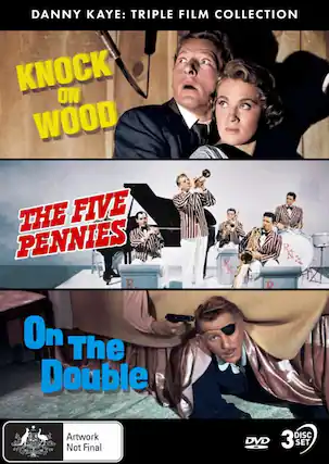 Front. Danny Kaye: Triple Film Collection (Knock on Wood / The Five Pennies / On the Double) - DVD.