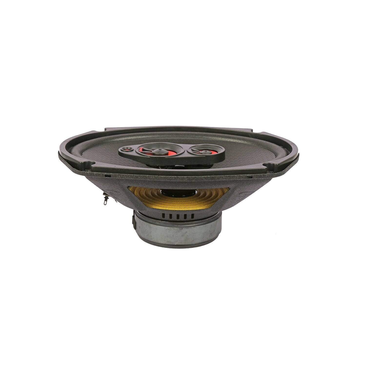 Back. Cerwin Vega - Cerwin Vega H694 - HED 2025 Edition 6"x9” 4-Way Coaxial Full Range Speaker Set - Black and Red.