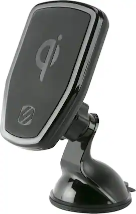 Front. Scosche - Scosche MagicMount Charge Universal Magnetic Mount for Car, Home or Office | Color: Black - Black.