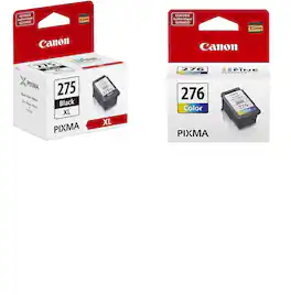 Canon - PG-275XL Black CL-276 Color Ink 2-Pack High-Yield Black, Standard Yield Color