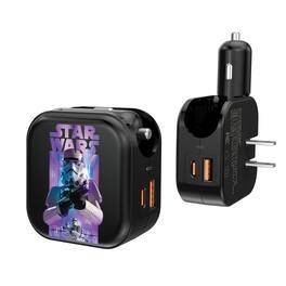Keyscaper - Star Wars: A New Hope Portrait Collage 2 in 1 USB A/C Charger - Stormtrooper
