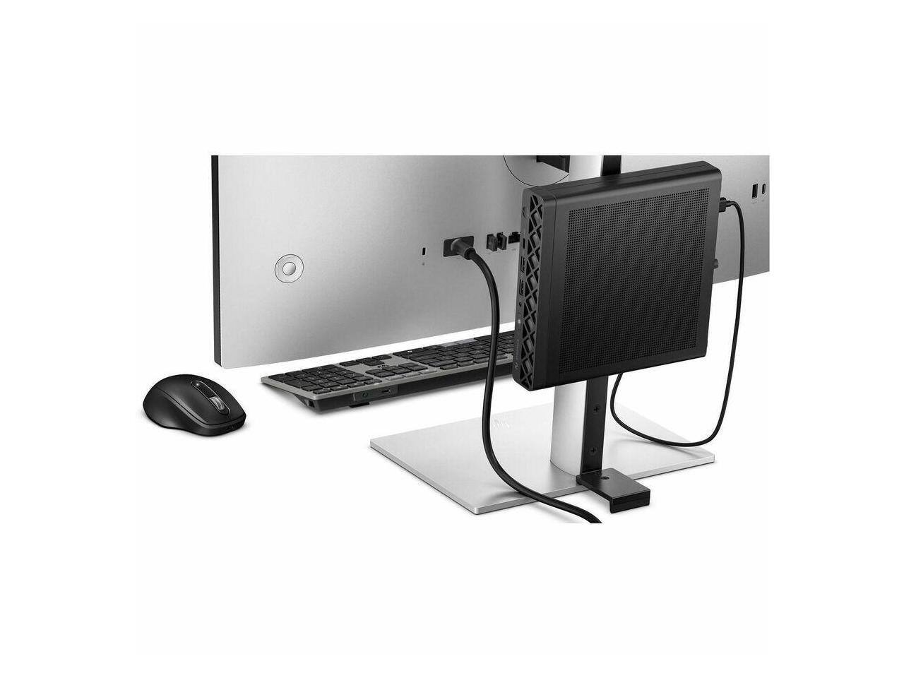 Alt View 2. HP - HP EliteDesk 8 G2i Mini PC, Intel Core Ultra 5 336H, 16GB RAM, 512GB NVMe SSD, Wi-Fi 7, Win 11 Pro - Black.