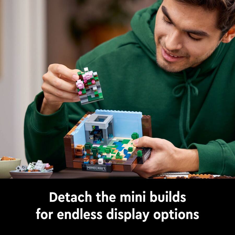 LEGO Minecraft The Crafting Table Build and Display Set for Adults ...