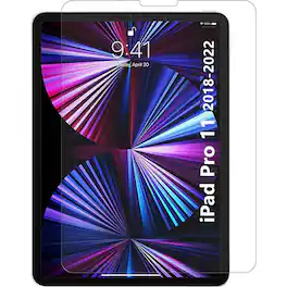 SaharaCase - Glass Screen Protector for Apple iPad Pro 11" (1st, 2nd, 3rd, and 4th Gen 2018-2022) - Clear