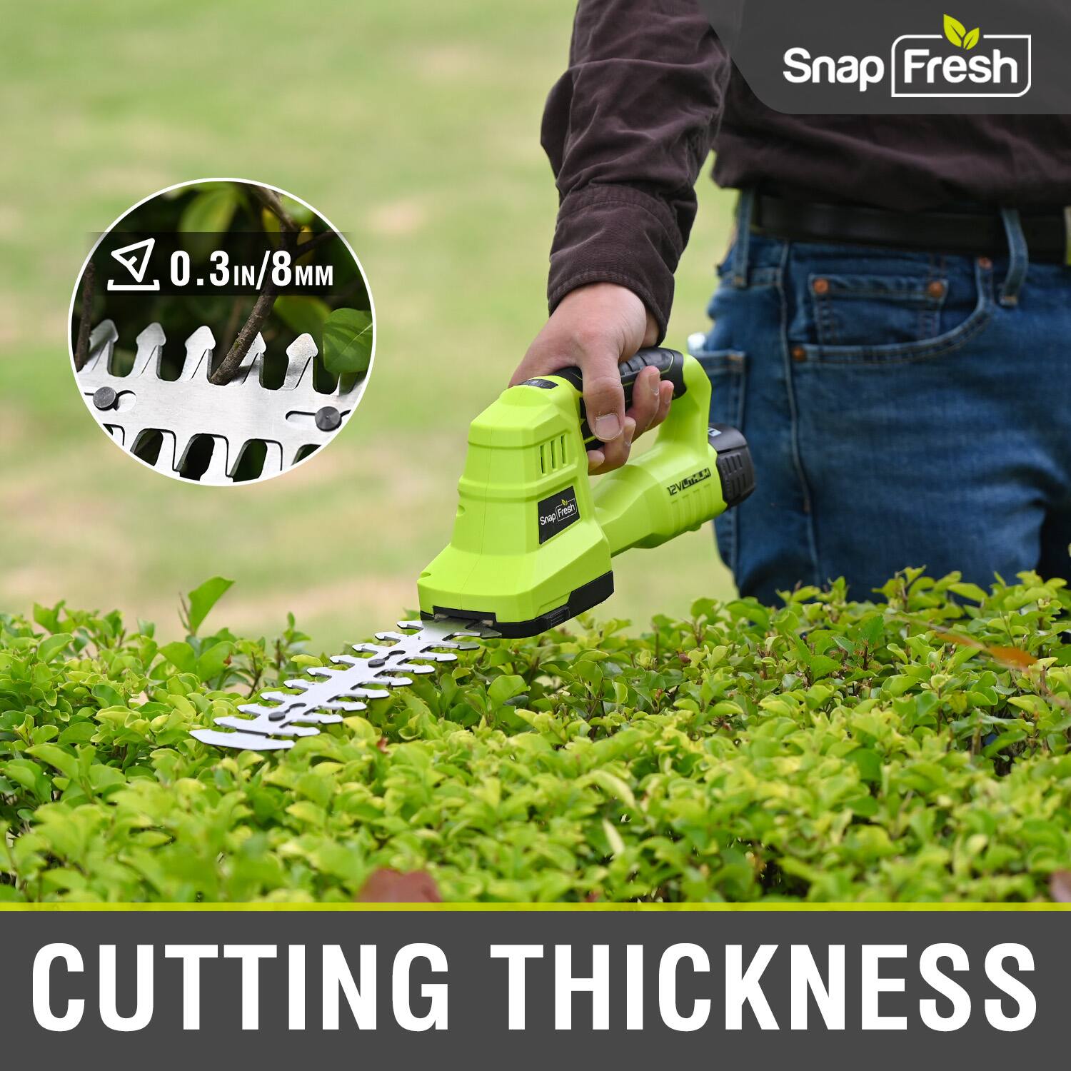 Snap Fresh 0.3IN/8MM IID RVBED UL  
Fresh Srp H  
CUTTING THICKNESS