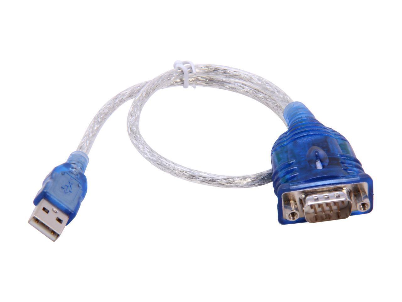 Alt View 1. Cables to Go - C2G 26886 USB to DB9 Serial RS232 Adapter Cable, Blue (1.5 Feet, 0.45 Meters) - Blue.