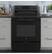 Alt View 14. GE - 5.3 Cu. Ft. Freestanding Electric Range with Self-cleaning - Black.